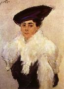 Max Liebermann Portrait of Mrs Sweden oil painting artist